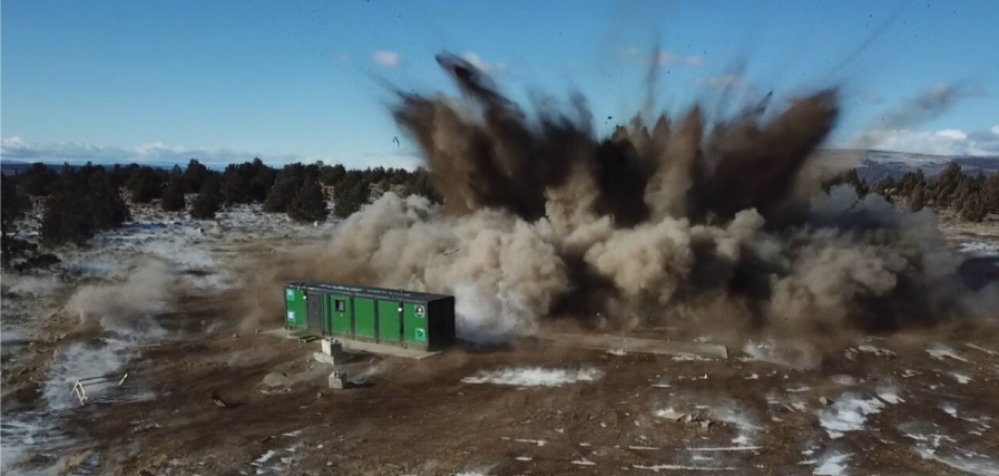Blast Resistance NEW D25 HIGH LEVEL BLAST SYSTEM WITH STONE PROTECTIVE SOLUTIONS